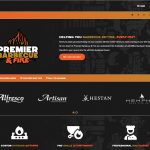 Standard Desktop Premier Barbecue & Fire Web Insite Snapshot Screen Preview